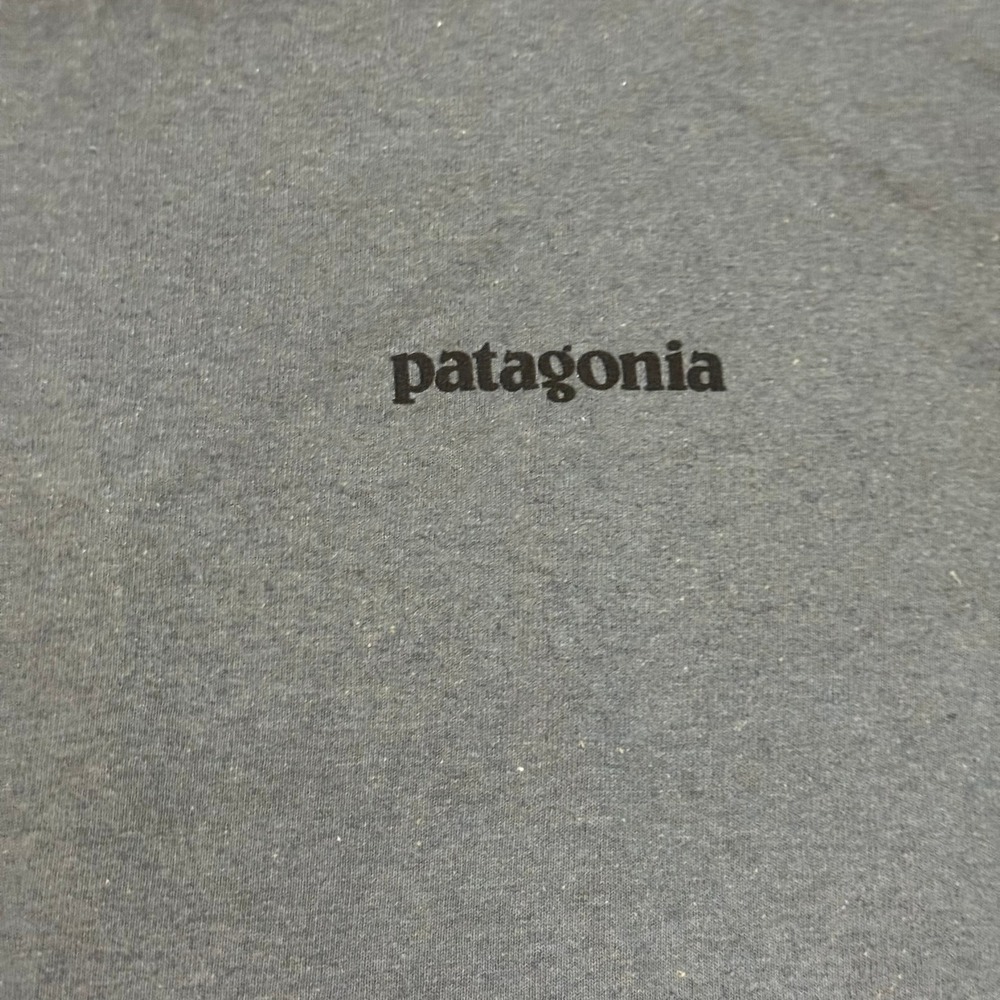 Patagonia Responsibili-Tee Long Sleeve Shirt Mens Size L Fitz Roy Trout Gorpcore - Picture 4 of 9